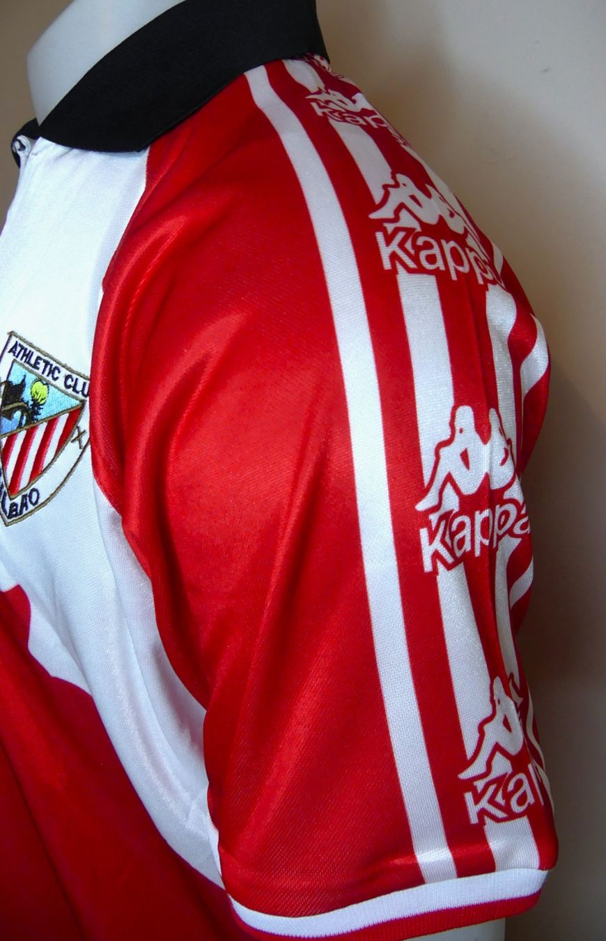 Kappa Canottiere & Pantaloni: Athletic Bilbao, 1997-1998, spécial centenaire, taille L – Usato da Bussigny venduto da Wear_Your_Football 3