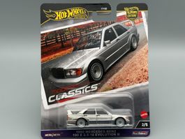 Hot Wheels Premium Mercedes 190 E 2.5 EVO II 1:64 Neu OVP