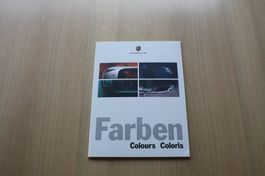 Porsche Farben Katalog / Brochure 991/996/ Boxster - Colours