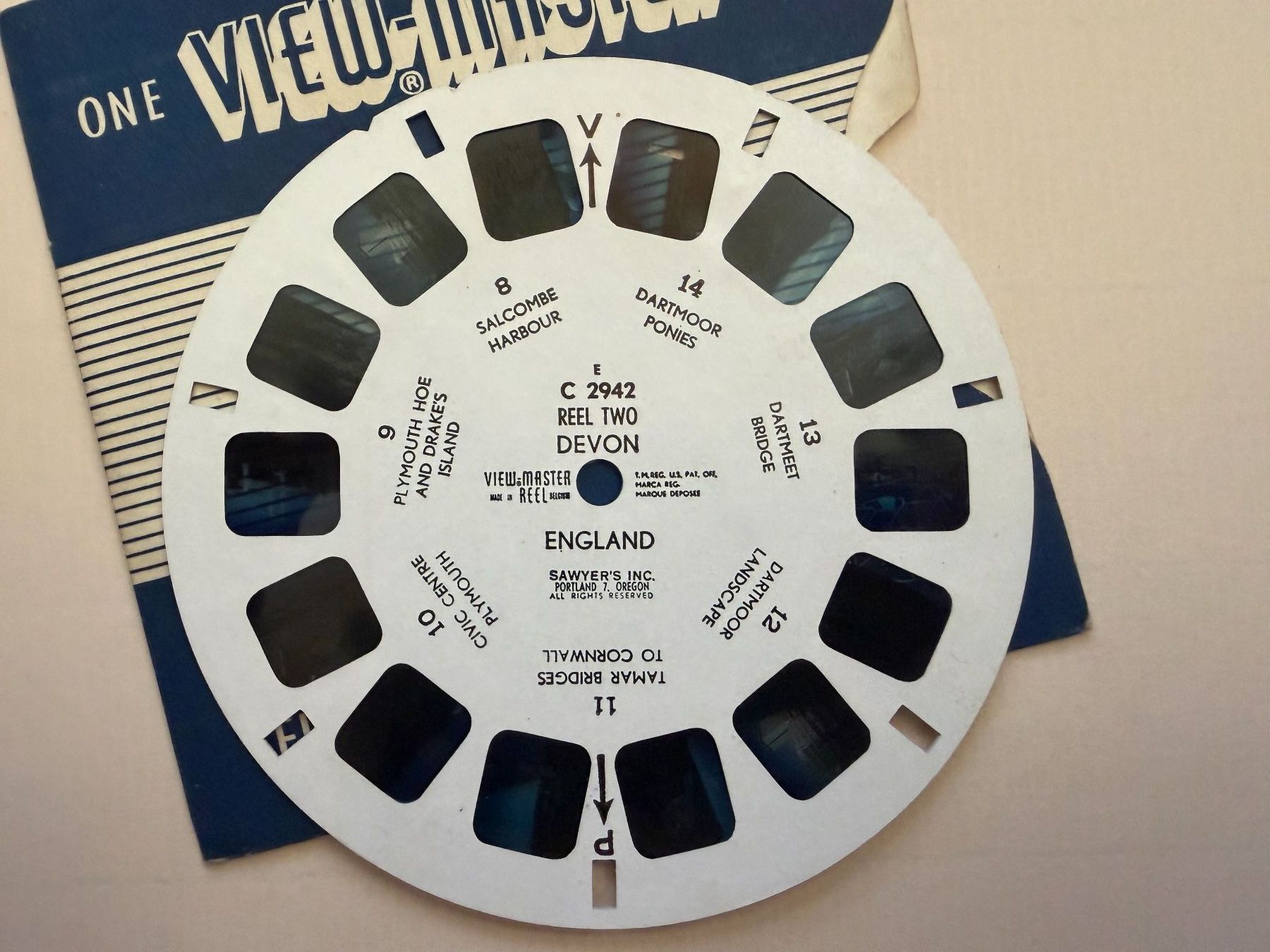 View-master Spielzeuge: View-Master 3D: Nr. C-294 DEVON England  (3 Scheiben) – Gebraucht aus Tegerfelden von siebenmacky 2