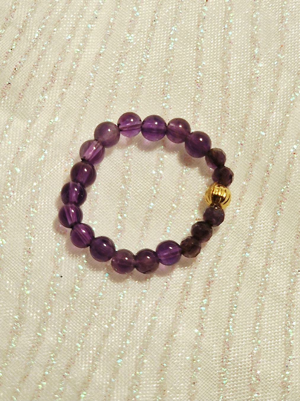 Anelli: Heilsteinring Amethyst, Grösse 60-62. – Nuovo e nell'imballaggio originale da Aarau venduto da Schmuckhoehle_MD 2