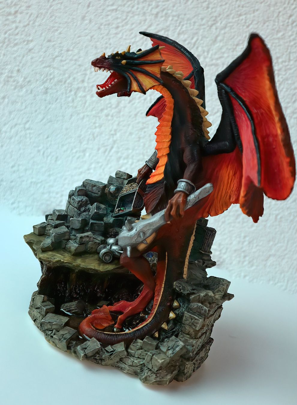 Statuette: FANTASY WORLD® "Drache - Aerarium The Treasury" – Nuovo (secondo la descrizione) da Rotkreuz venduto da Radus24 1