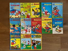 13 Stk. Mickyvision-Heftli aus den 70er Jahren