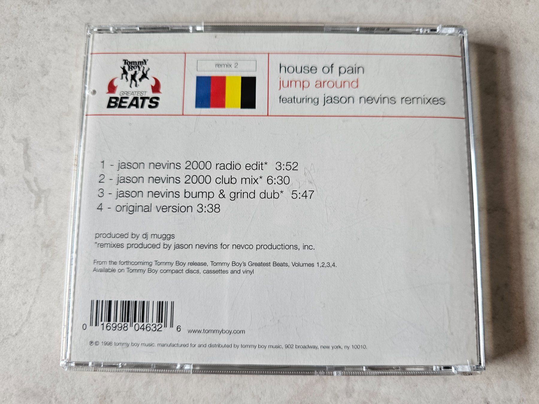 CD: Tommy Boy  -  Greatest Beats  /  Remix 2 – Usato da Schneisingen venduto da backstore24 1