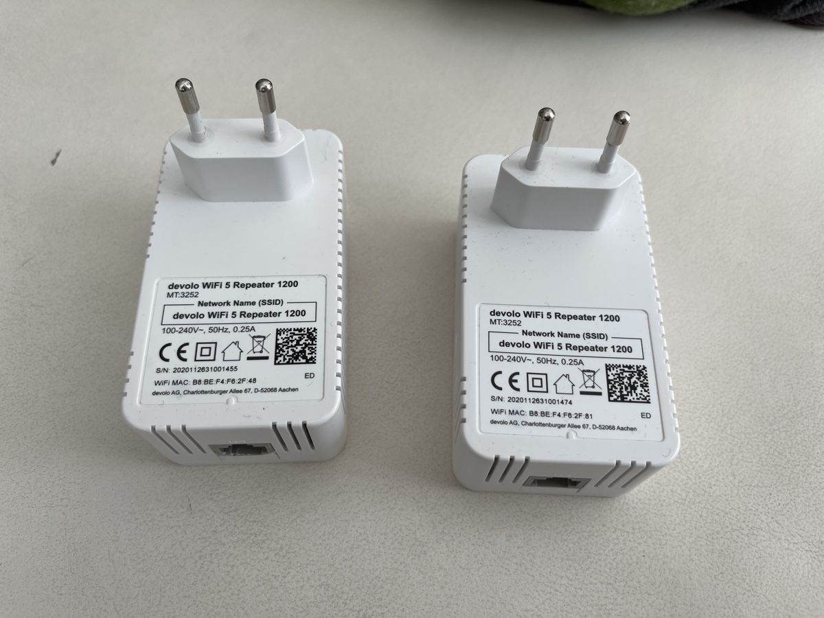 Devolo WiFi: Devolo Wifi 5 Repeater 1200 (2x) – Usato da Felsberg venduto da Killa_Magic 1