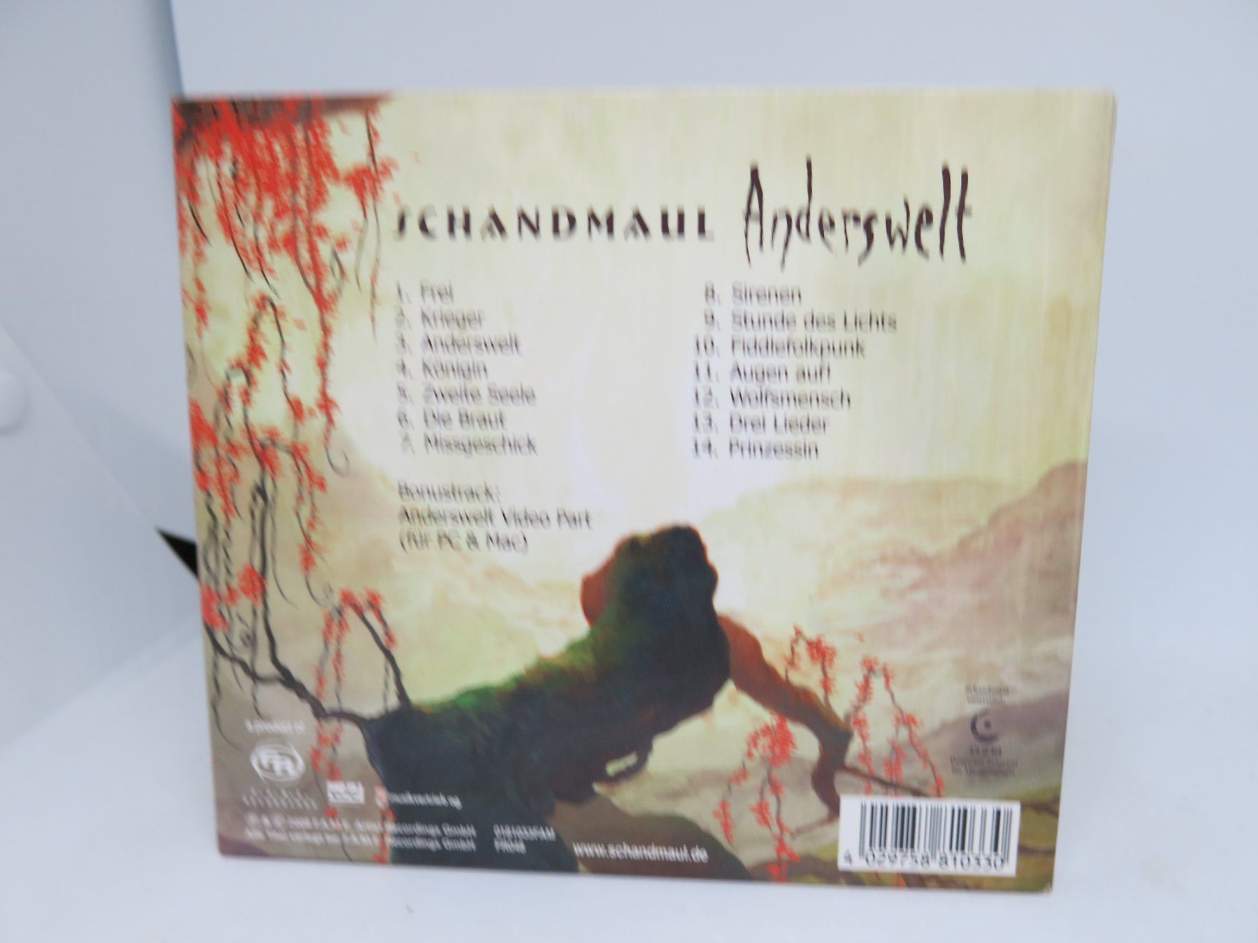 CDs: CD: Schandmaul – Anderswelt – Gebraucht aus Ernetschwil von luisvonerni 3