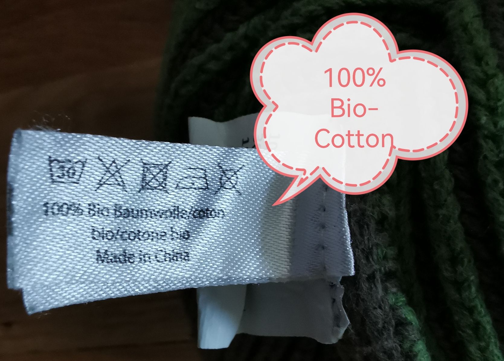 Manor Maglioni & Felpe: Strickpullover in Grau-Grün, Gr. 122/128 100% Bio- Baumwolle – Usato da Seuzach venduto da Tureda 3
