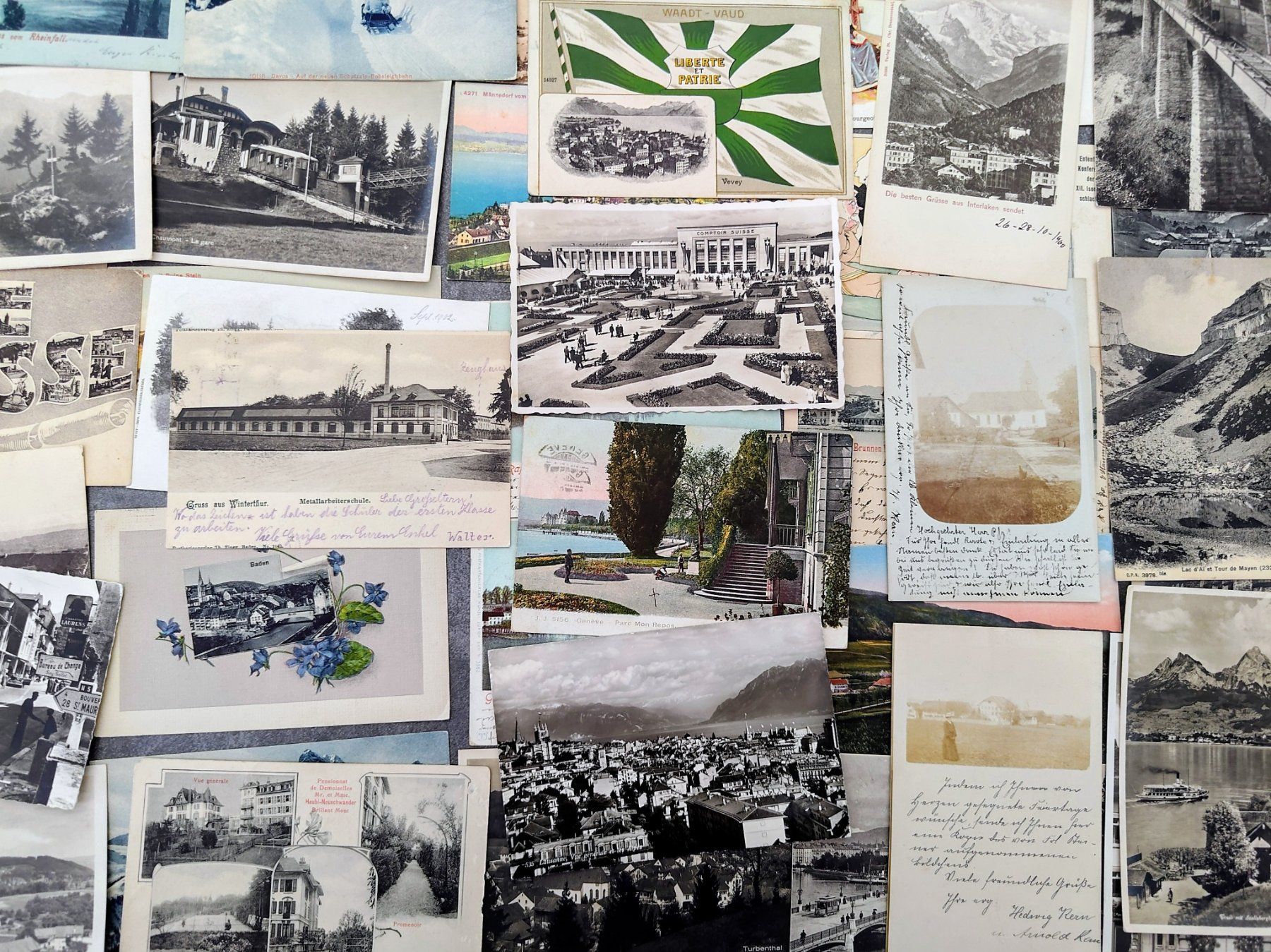 Cartoline postali: +++158 URALTE CH-ANSICHTSKARTEN-SAMMLUNG GANZE CH+++ AB 1.- – Usato da Zürich venduto da Sespitreres 8