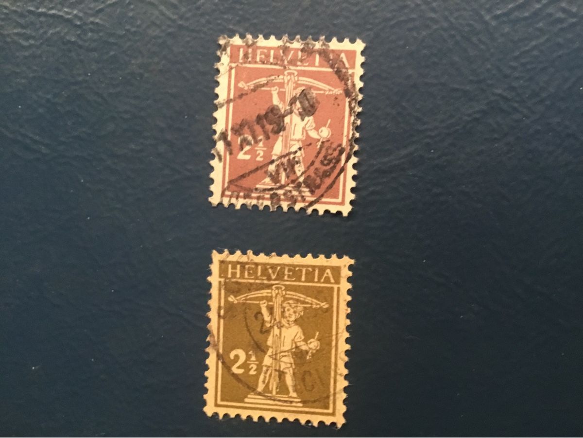 Tous les timbres: Tellknabe mit Armbrust 1909-1930 – D'occasion à steinach par Haudi5 2