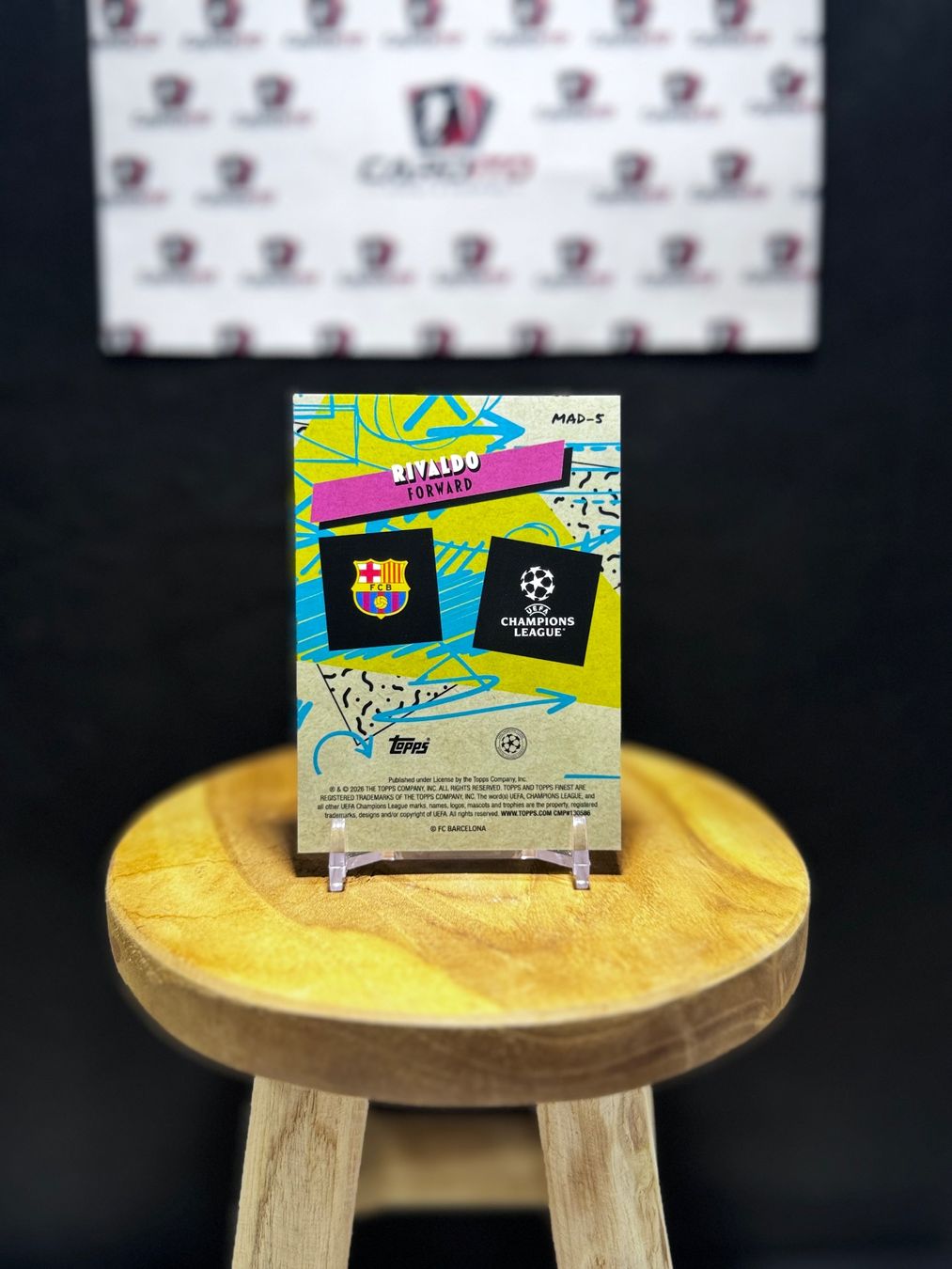 Topps Sammelbilder & Trading cards: 2025-26 Topps Finest Rivaldo 90's Madness Insert – Gebraucht aus Reconvilier von Cardito 1