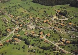 Grossdietwil (LU) Flugaufnahme, Swissairphoto.
