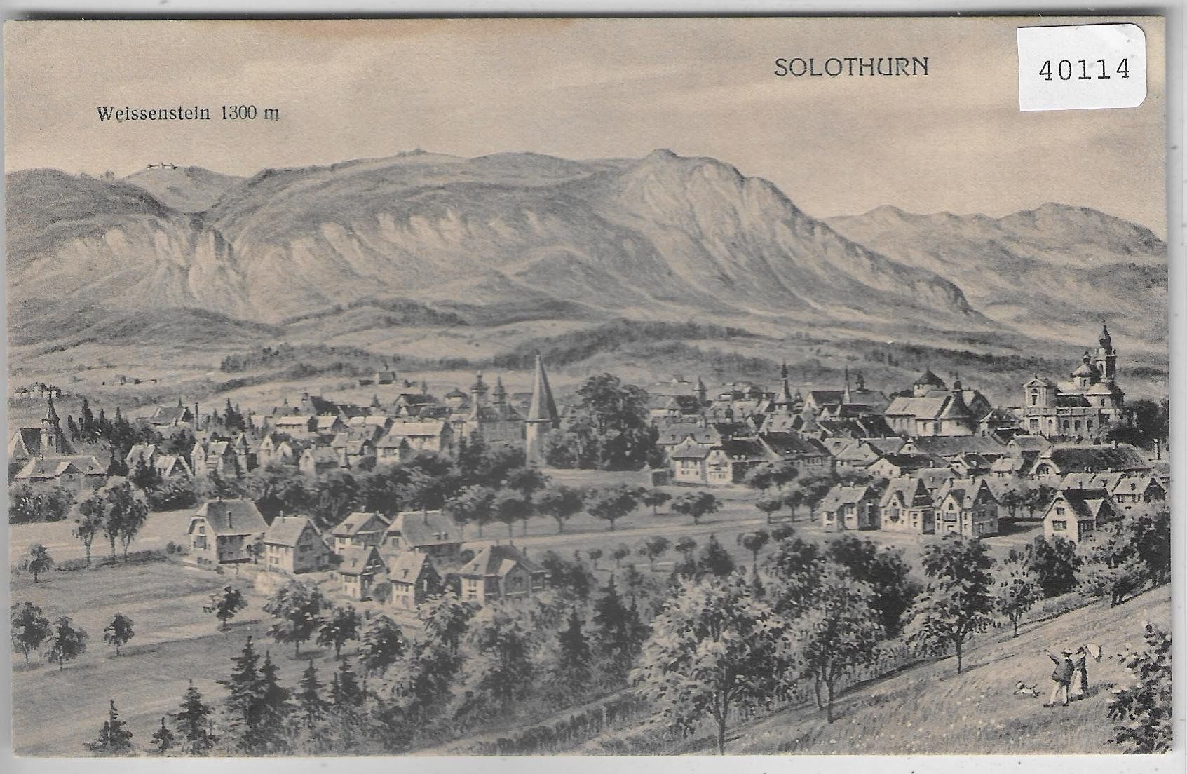 Cartoline postali: Solothurn - Künstlerkarte – Usato da Ettingen venduto da Kartenplanet