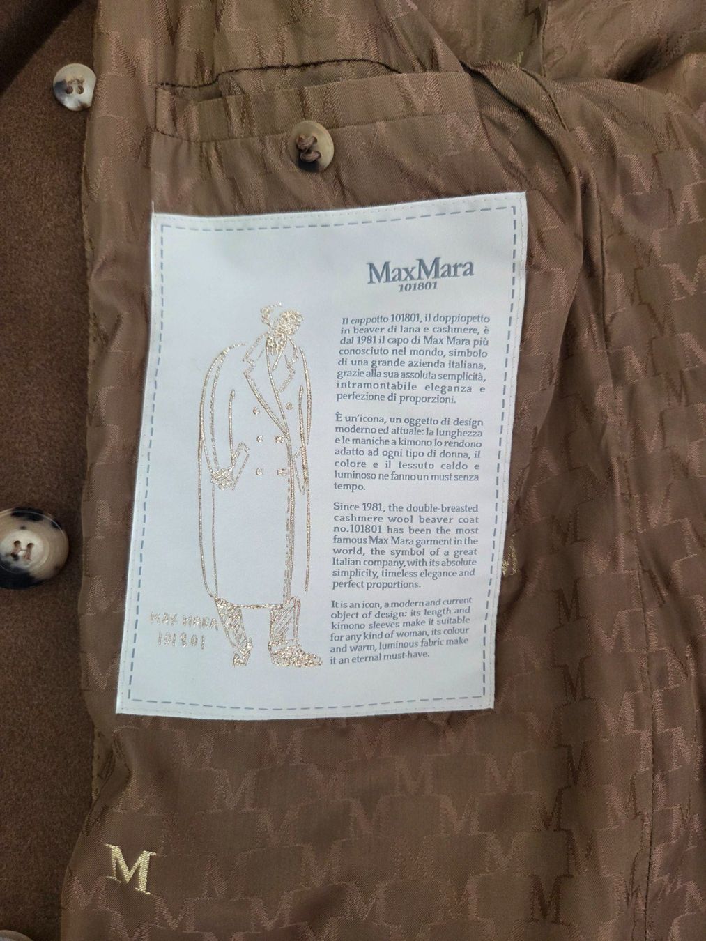 Max Mara Cappotti: Max Mara 101801 Icon Mantel Gr. 36 Taback – Usato da Bern venduto da -Aniko- 5