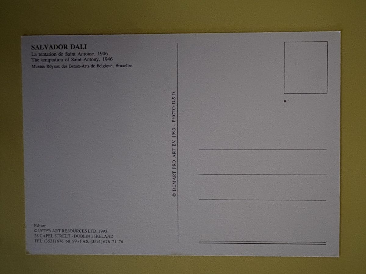 Cartoline postali: AK mit Kunst von Salvador Dali – Usato da Rümlang venduto da Kartenpost1 1