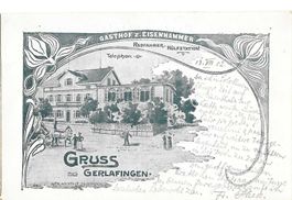 Gerlafingen SO Eisenhammer Gasthof Litho ,  1902