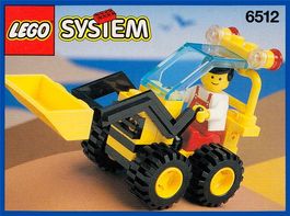 Lego 6512 Landscape Loader (1992) System RAR, VINTAGE!