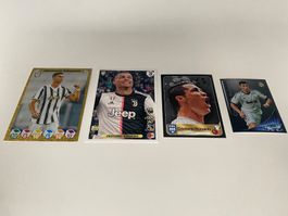 4er Sticker-Set - Ronaldo CR7 - 🇵🇹 Portugal - Selten