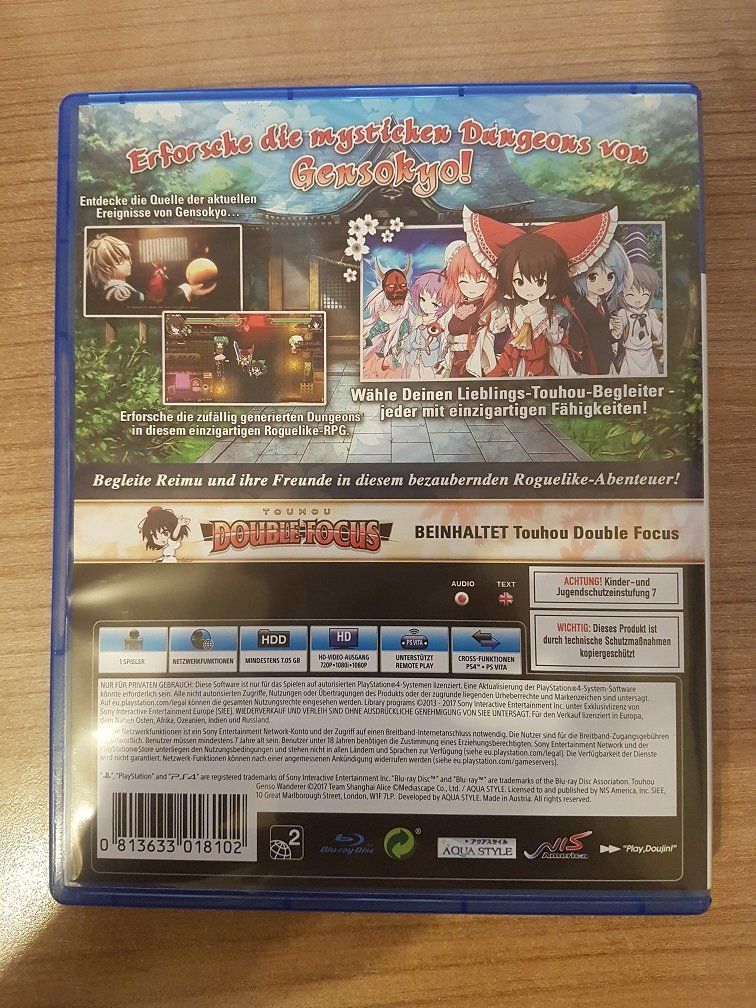 Sony Giochi: Touhou Genso Wanderer – Usato da Winterthur venduto da Men_in_black 1