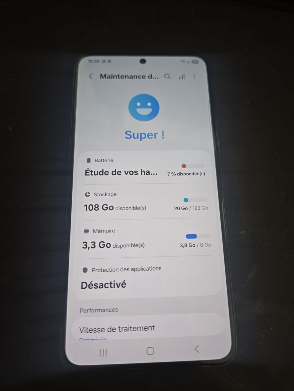 Samsung Telefoni cellulari / Smartphones: Samsung Galaxy S22 128 Go – Usato da Les avanchets venduto da sleazymack90