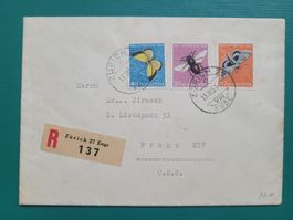 1950 PJ obl. ZÜRICH 27 ENGE 13.III.51 "R"