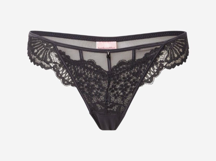 Hunkemöller Altra biancheria intima: LAST CHANCE! Schwarzer spitzen String, Damen, S, NEU – Nuovo e nell'imballaggio originale da Mollis venduto da Fr.Dieti