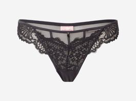 Schwarzer spitzen String, Damen, S, NEU, Hunkemöller