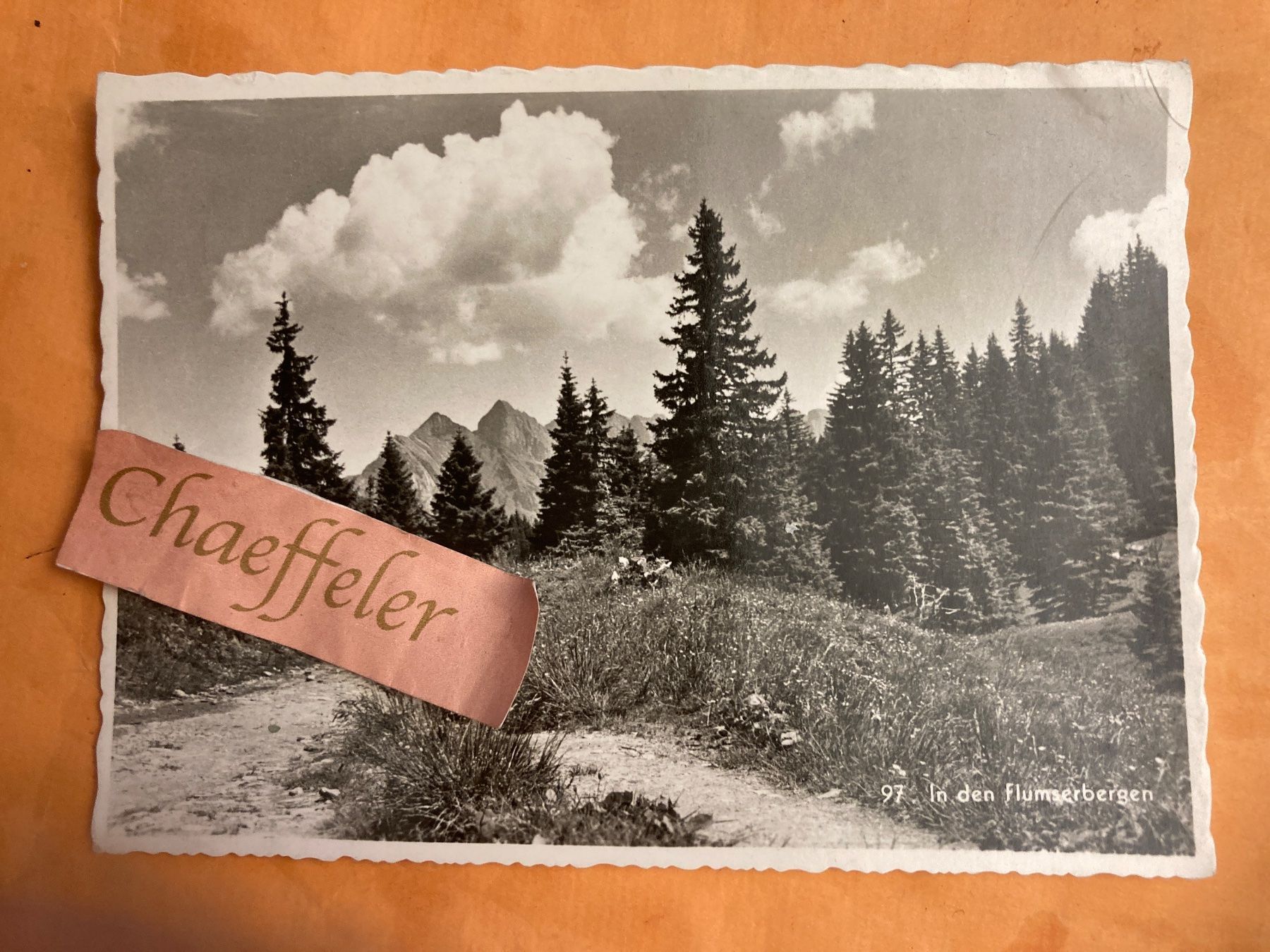Cartoline postali: 1961 in den Flumserbergen – Usato da Zürich venduto da Chaeffeler