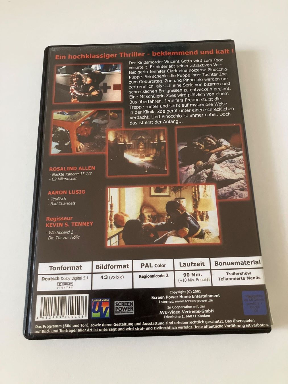 Tutti i DVDs: Pinocchio - Puppe des Todes (DVD) uncut – Usato da Arbon venduto da HelFer01 1
