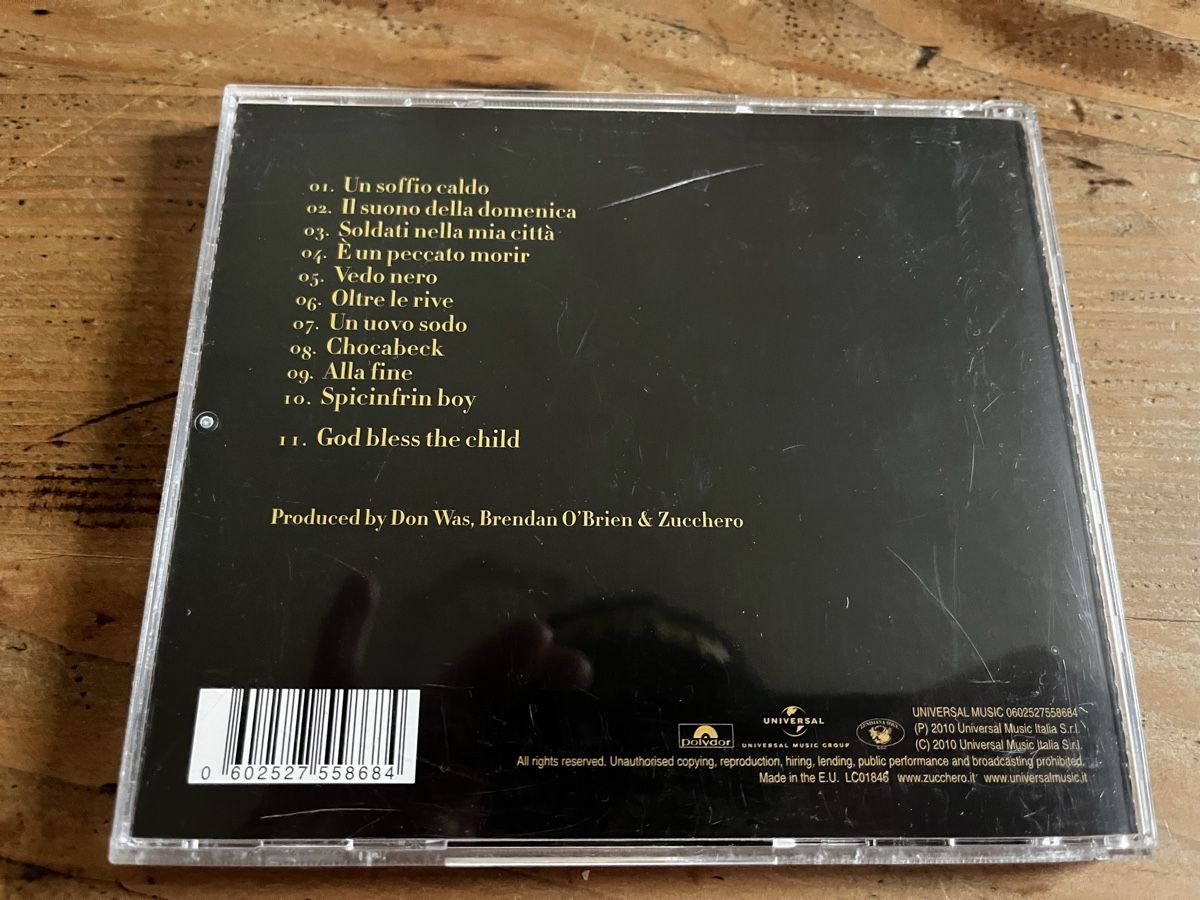 CD: Zucchero - Chocabeck CD – Usato da Brugg AG venduto da corkycanada 1