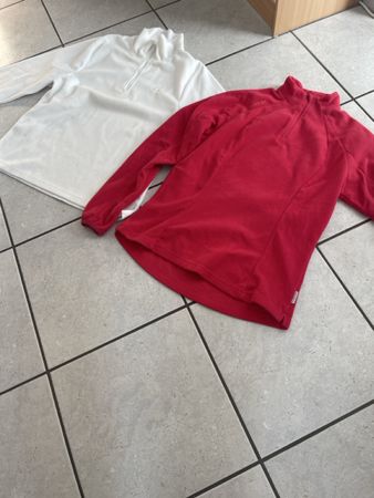 Zwei bequeme Faserpelz Pullover Gr 40 Eur L