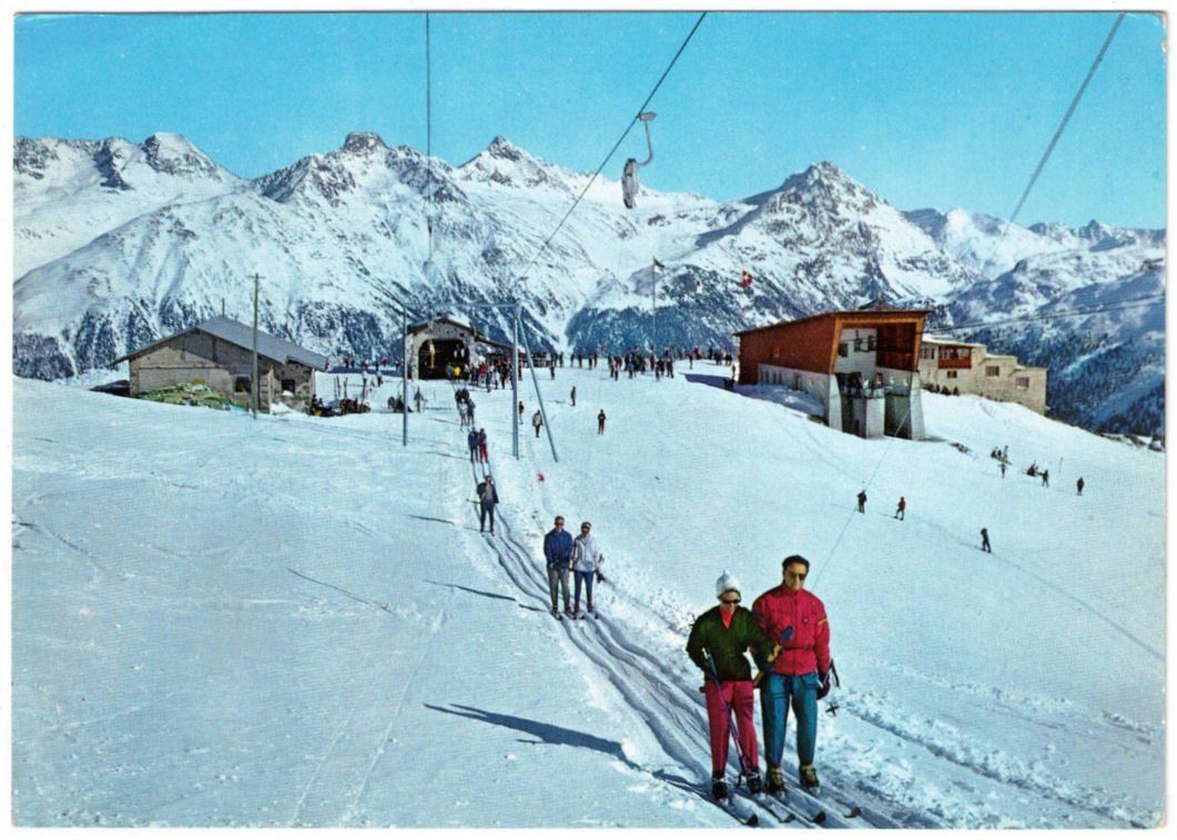 Cartoline postali: St. Moritz - Skilift Corviglia – Usato da Binningen venduto da Mountainrider