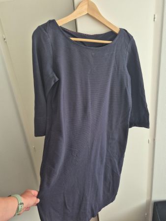 Marc O'Polo Kleid, Grösse M, Dunkelblau, Streifen im Stoff