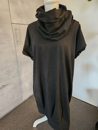 Damen Kleid schwarz mit gr Kragen Gr 44 Manila grace 