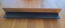 Wandregal Holz mit Beleuchtung
