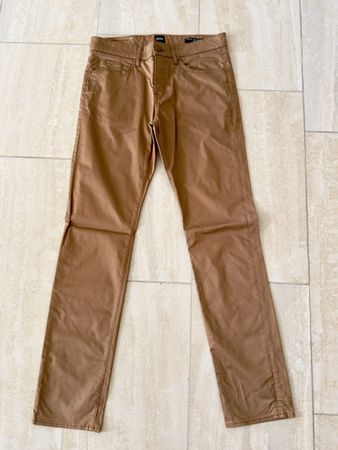 Boss Chino Baumwolle u. Elasthan, Hellbraun, 31/32 - Neu!