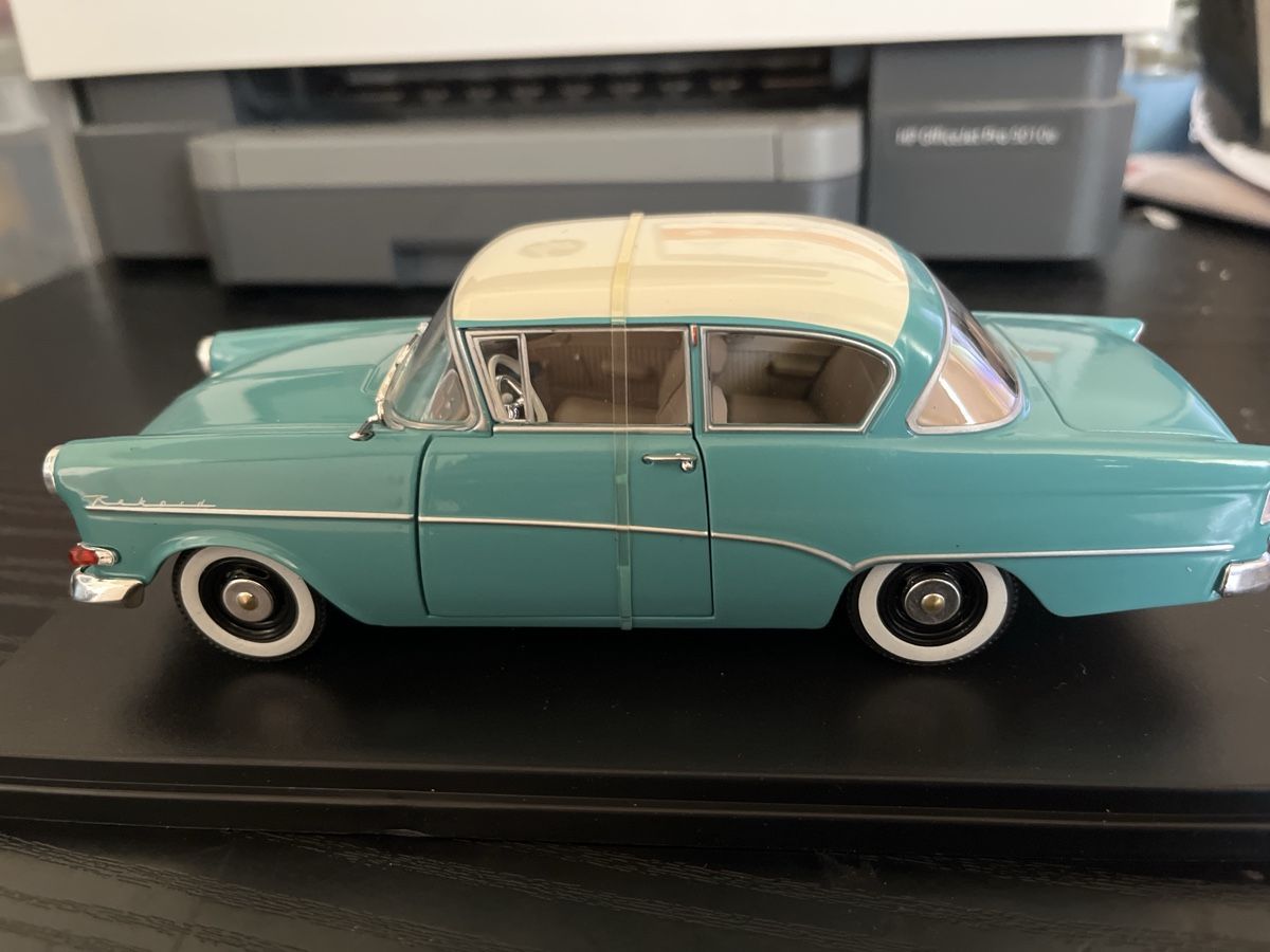 Opel Modellini d'auto: Opel Rekord P1.    1:24 – Nuovo (secondo la descrizione) da Rümlang venduto da Papamoll4 1