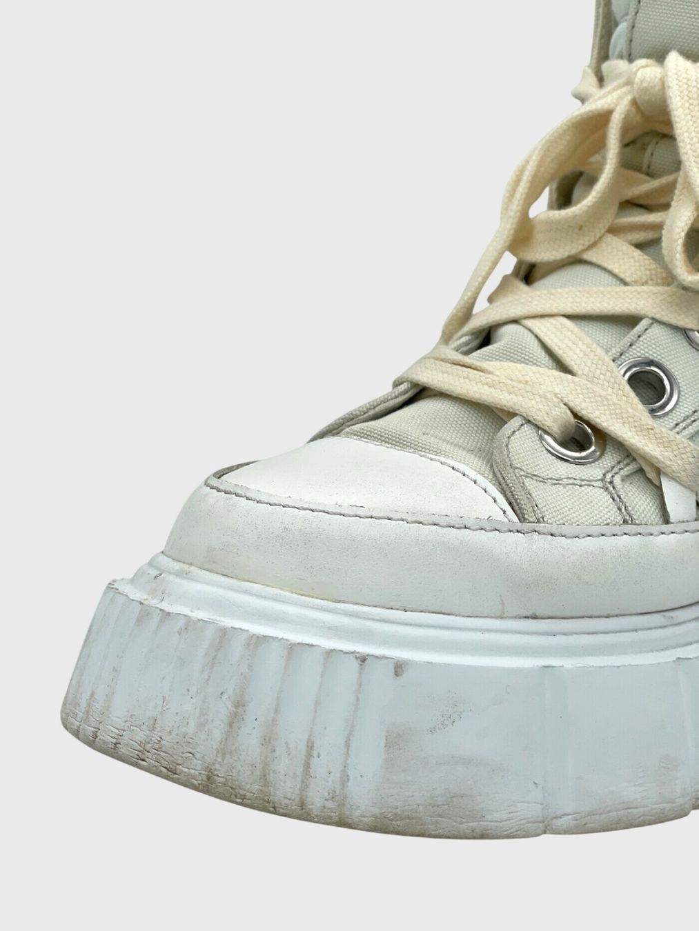 Inuikii Scarpe da donna: INUIKII Canvas Platform Sneaker EU 38 Weiß – Usato da Zürich venduto da shoe_shop 5