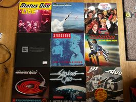 LP Vinyl Status Quo Sammlung 3, 9 Alben, teils NEU