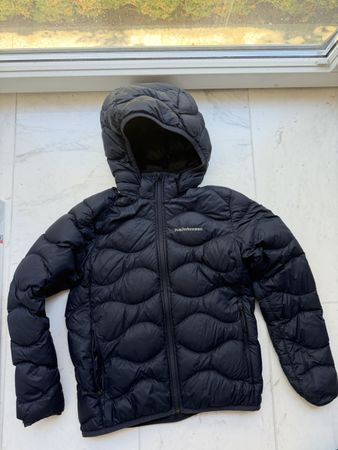Peak Performance Daunenjacke blau Grösse 150 gebraucht