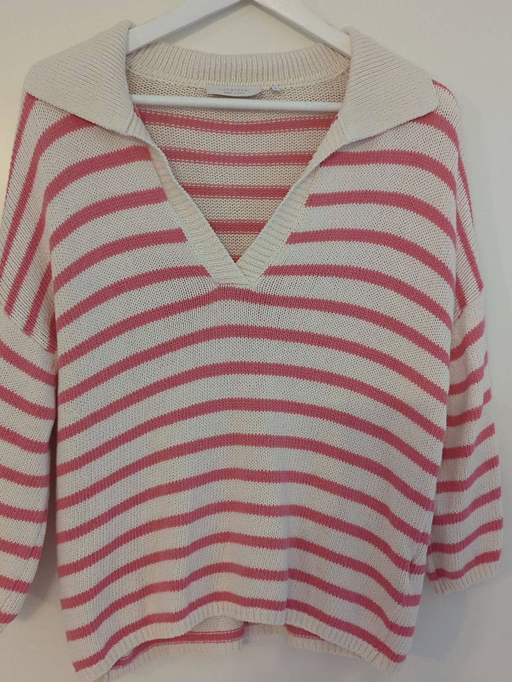 Rich & Royal Maglioni & Felpe: Strickpullover mit Streifen, Rich & Royal, Grösse S – Nuovo (secondo la descrizione) da Neuheim venduto da sh0_gbz7