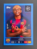 Yamal Lamine, Parallel Blue, Topps UEFA CL 2025/2026, 194