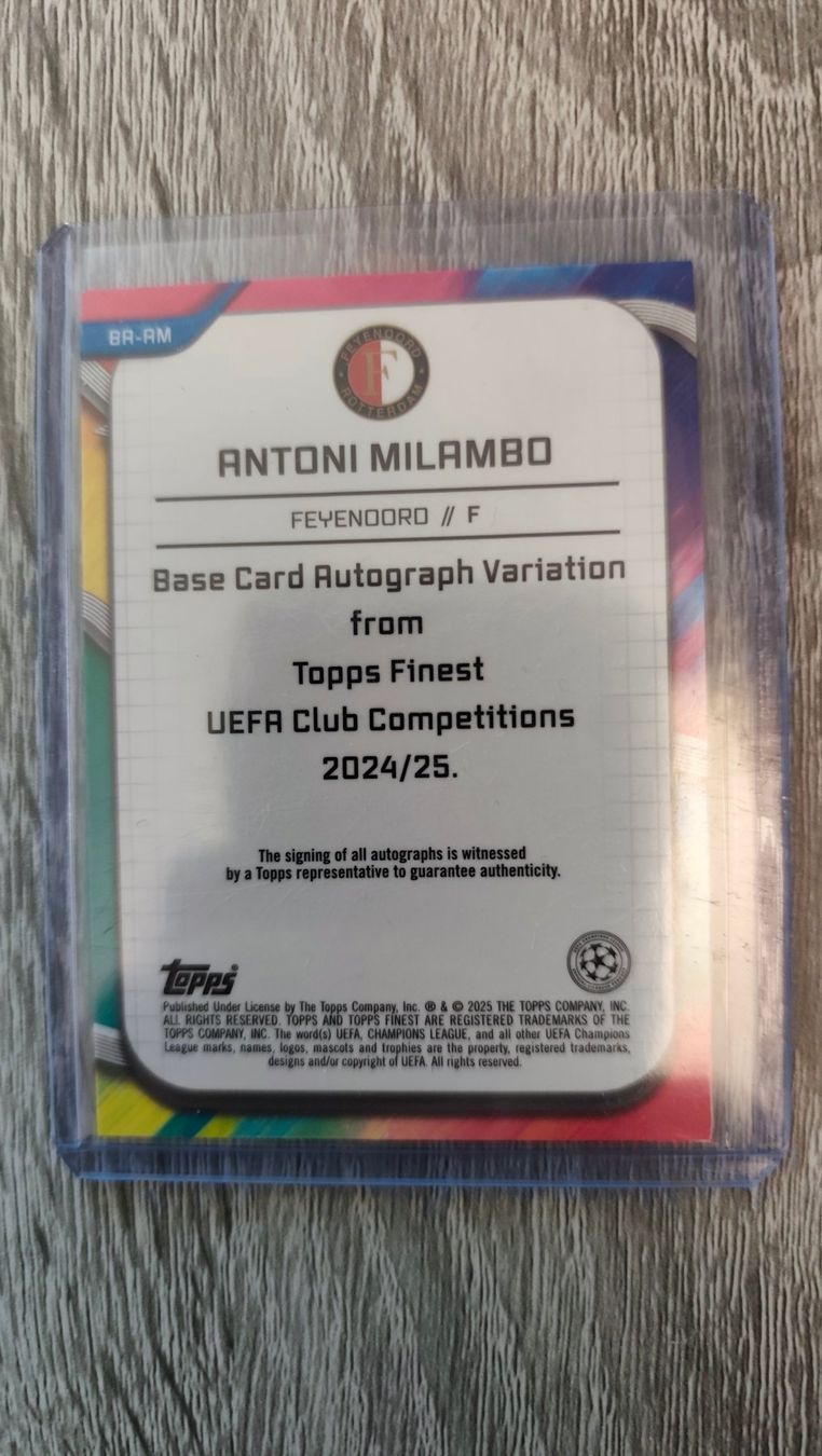 Topps Cartes à collectionner: Topps Stadium Chrome 24/25 Antoni Milambo /75 mit Autogramm – D'occasion à St. Gallen par RudyundFloydCards 1