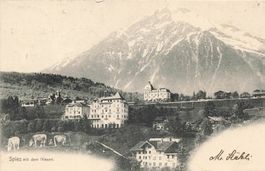 Spiez mit dem Niesen gelaufen 1905