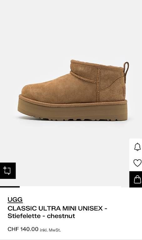 Scarpe da donna: UGG Platform ultra mini Grösse 38 – Usato da Glis venduto da zel_8kvj 2