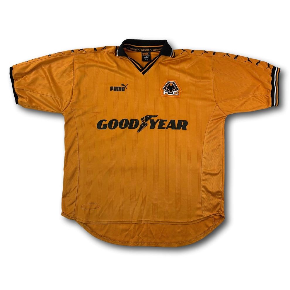Canottiere & Pantaloni: Wolverhampton Wanderers - 1998-2000 - Heim - XL – Usato da Bolligen venduto da ToTheJerseyEquipment