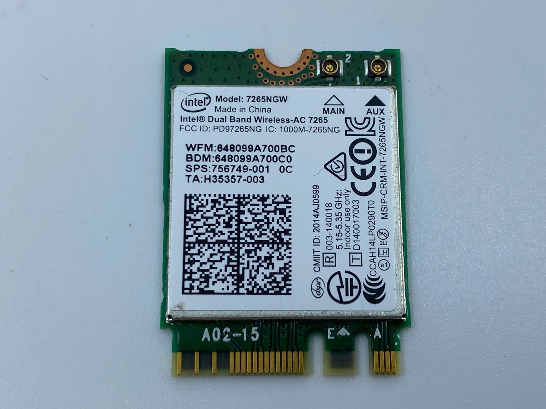 Hewlett Packard Notebook: Intel Dual Band Wireless-AC 7265NGW – Usato da Langwiesen venduto da Restposten-24 5