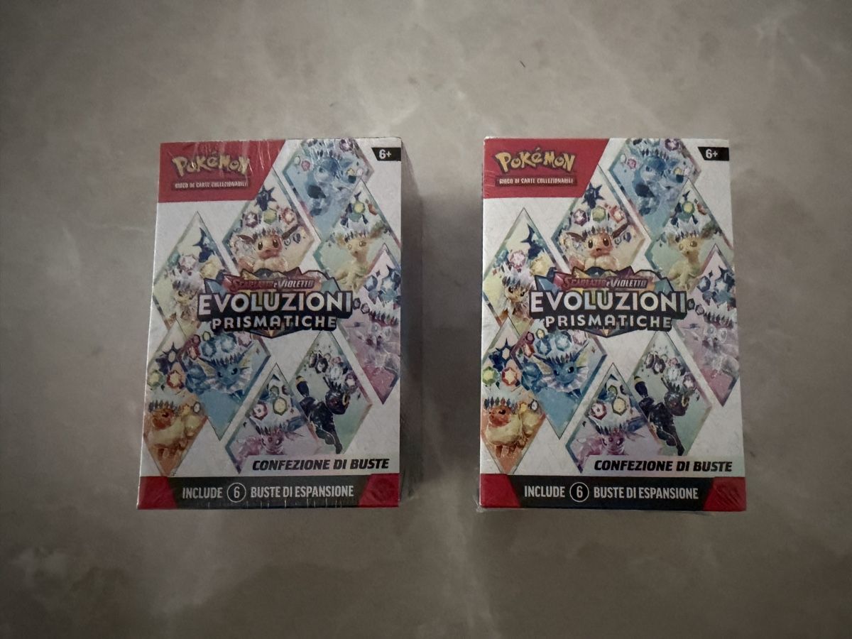 Pokémon Carte collezionabili: Evoluzione Prismatiche 2 Booster Bundle Italiano  – Nuovo e nell'imballaggio originale da Schlieren venduto da Coccoboy