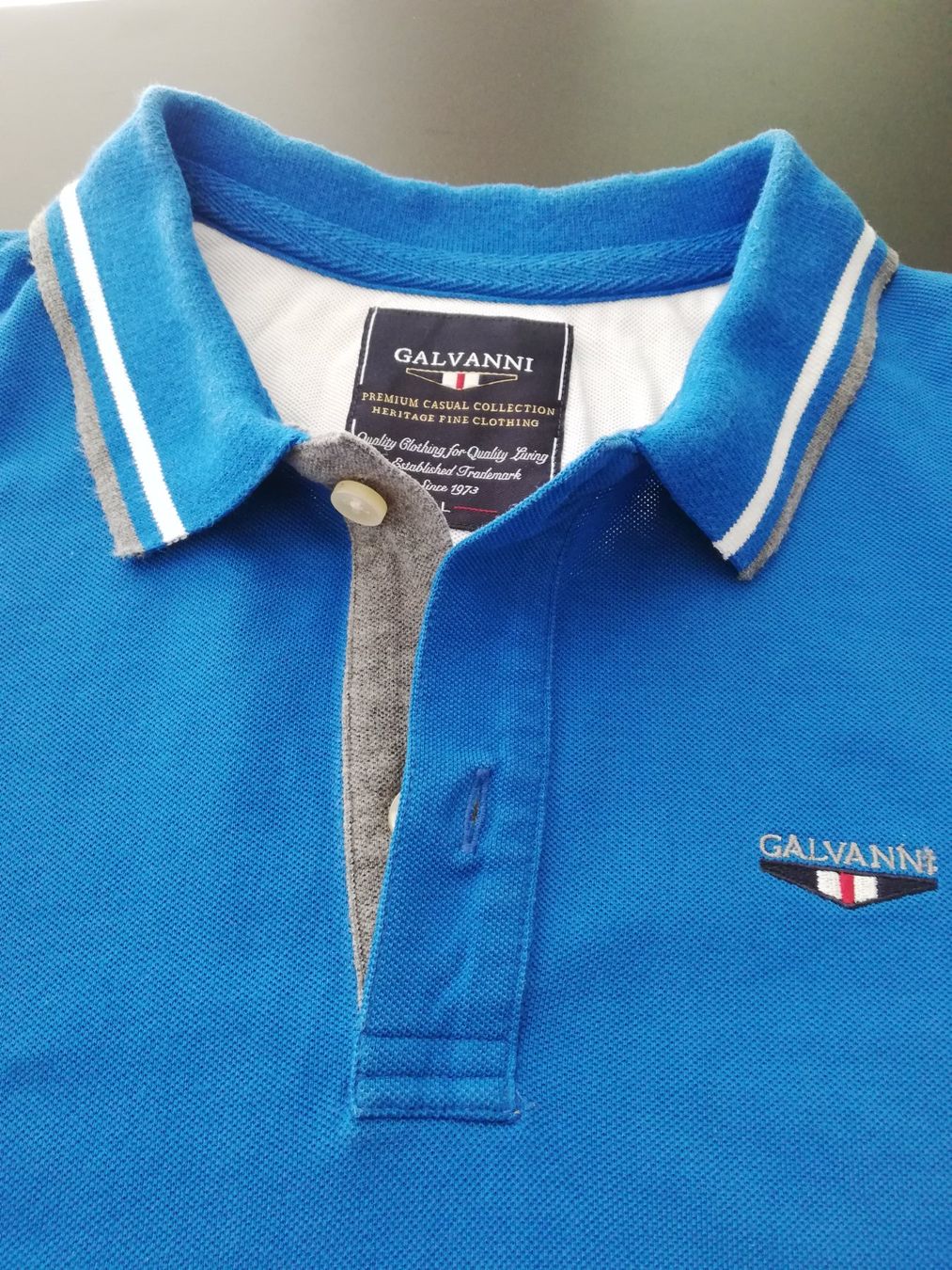 Polo-Shirts: Polo Galvani bleuvif L – Gebraucht aus Genève von ant_5hwp 2