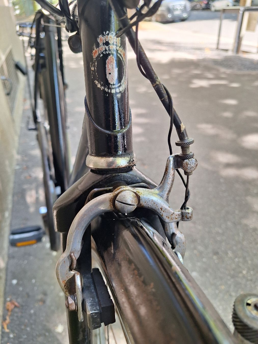 Schweizer Armee Biciclette: Herrenvelo schwarz retro – Usato da Basel venduto da Jcb3 5