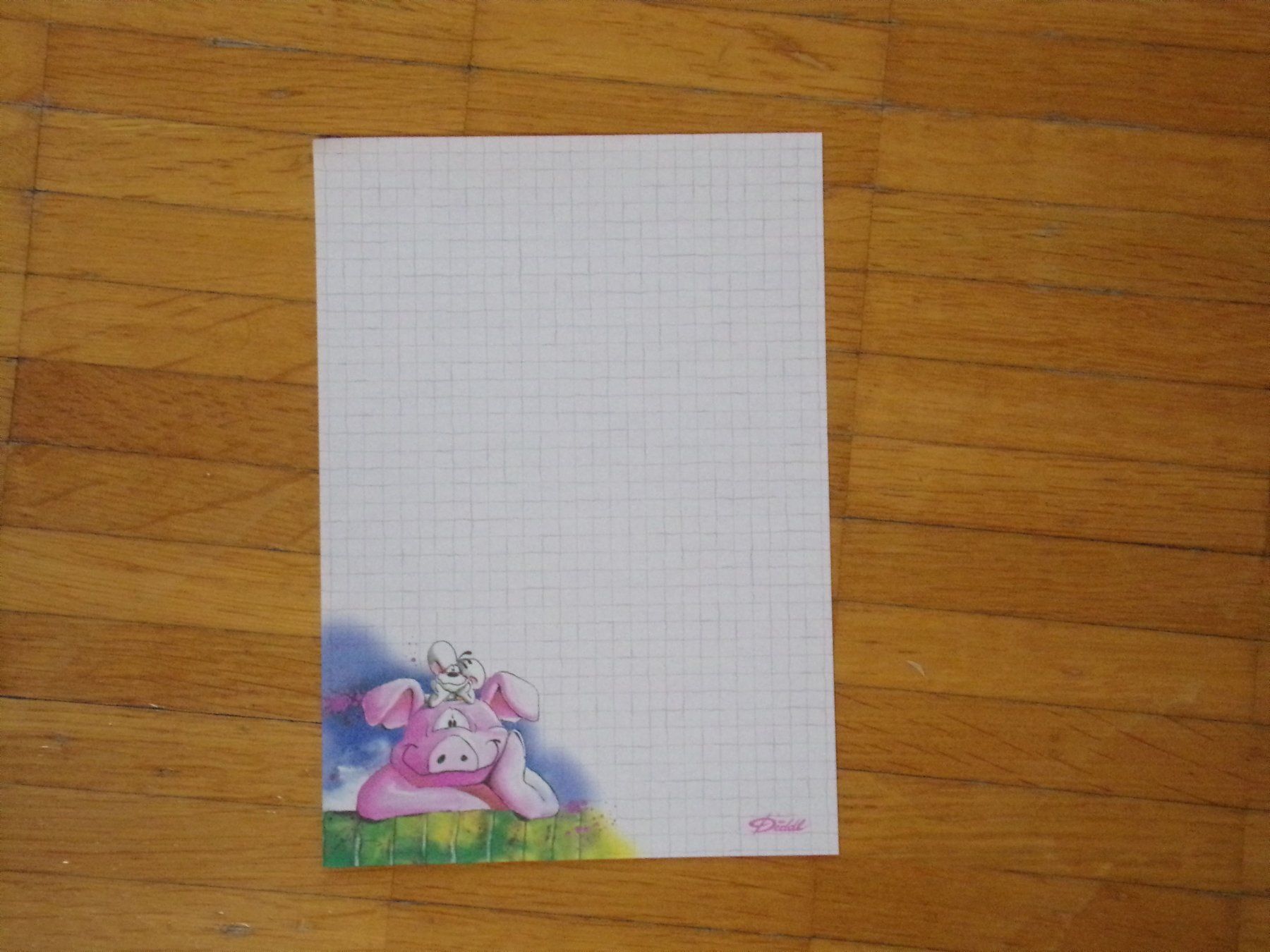 Carta: Diddl Blatt  A5  ALT   Nr. 166 – Usato da Winterthur venduto da Jessi_di